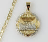 Plated Multicolor The Last Supper 4mm Figaro Chain Necklace
