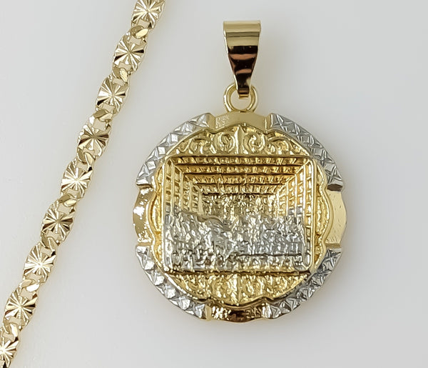 Plated Multicolor The Last Supper 4mm Star Chain Necklace