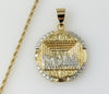 Plated Multicolor The Last Supper 2mm Rope/Braided Chain Necklace