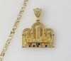 Plated The Last Supper 4mm Star Chain Necklace