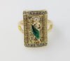 Plated Multicolor Saint Jude Adjustable Ring
