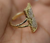 Plated Multicolor Saint Benedict Adjustable Ring