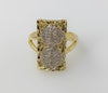 Plated Multicolor Saint Benedict Adjustable Ring