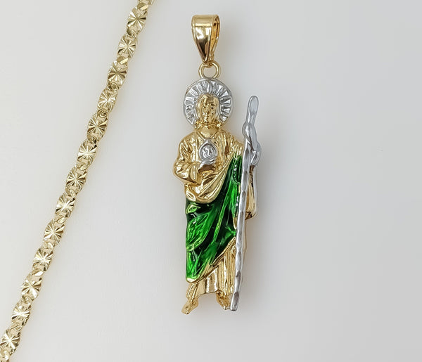 Plated Medium Multicolor Saint Jude 4mm Star Chain Necklace
