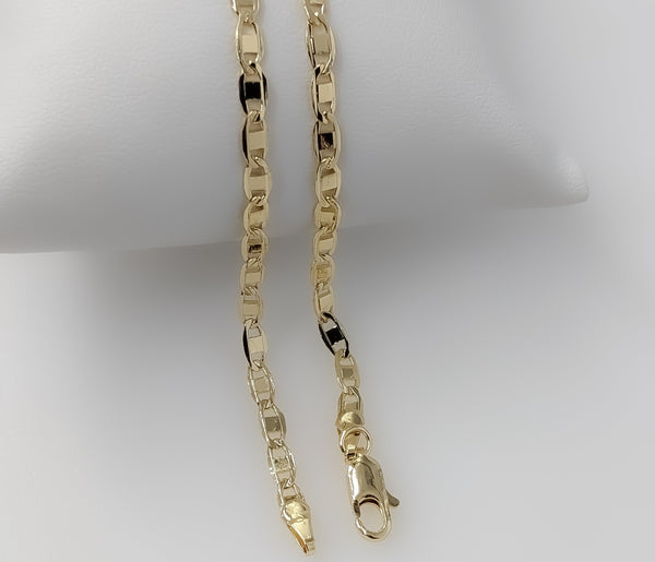 Plated 3mm Flat Mariner Anchor Chain