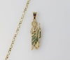 Plated Saint Jude 2.5mm Star Chain Necklace