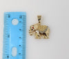 Plated Elephant 14K Twist Chain Necklace