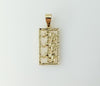 Plated Elephant Pendant