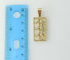 Plated Elephant Pendant