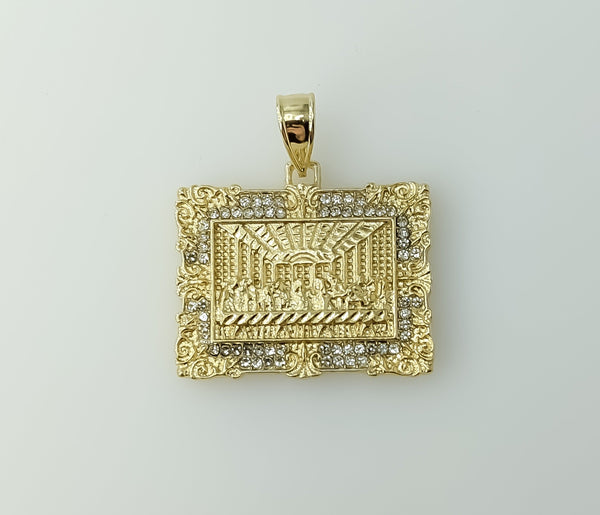Plated The Last Supper Portrait Pendant