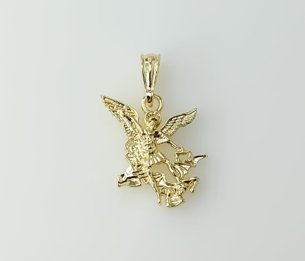 Plated Small Archangel Saint Michael Pendant