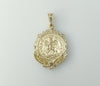 Plated Mexican Centenario Double Sided 3mm Rope/Braided Chain Necklace