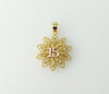 Dainty Multicolor My 15 Quinceanera Pendant Plated Sweet Fifteen Birthday Gift