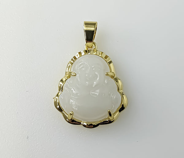 Plated Dainty Buddha Pendant