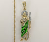 Plated Multicolor Saint Jude Twist Chain Necklace