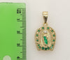 Plated Multicolor Saint Jude Thaddaeus Pendant