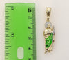 Plated Dainty Multicolor Saint Jude 3mm Star Chain Necklace