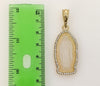 Plated Virgin Mary Pendant