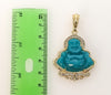 Plated Buddha 5mm Figaro Chain Necklace