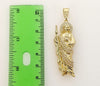 Plated Saint Jude 3mm Figaro Chain Necklace