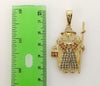 Plated Holy Infant of Atocha 5mm Figaro Chain Necklace