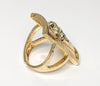 Plated Saint Jude Adjustable Ring