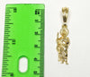 Plated Dainty Saint Jude 2mm Star Solid Chain Necklace