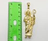Plated Large Saint Jude 5mm Figaro Chain Necklace