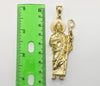 Plated Large Saint Jude Thaddaeus Pendant