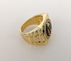 Plated Multicolor Virgin Mary Men Ring