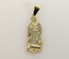 Plated Virgin Mary Pendant