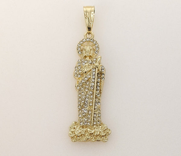 Plated Saint Jude Thaddaeus Pendant
