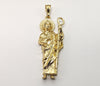 Plated Large Saint Jude Thaddaeus Pendant