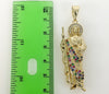 Plated Saint Jude 5mm Figaro Chain Necklace