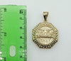 Plated The Last Supper 4mm 14K Diamond Cut Figaro Chain Necklace