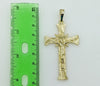 Plated Cross 5mm Figaro Chain Necklace