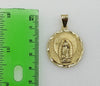 Plated Virgin Mary Pendant