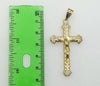 Plated Cross 3mm Rope/Braided Chain Necklace