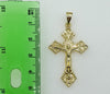 Plated Cross 4mm Figaro Chain Necklace