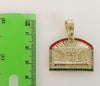 Plated The Last Supper 3mm Figaro Chain Necklace