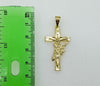 Plated Cross 4mm Figaro Chain Necklace