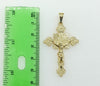 Plated Cross 4mm Figaro Chain Necklace