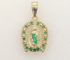 Plated Multicolor Saint Jude Thaddaeus Pendant
