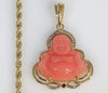 Plated Buddha 4mm Rope/Braided Chain Necklace