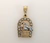 Plated Tri-Color Horse Pendant