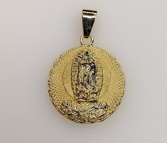 Plated Virgin Mary Pendant
