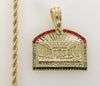 Plated The Last Supper 3mm Rope/Braided Chain Necklace