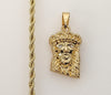 Plated Jesus 3mm Rope/Braided Chain Necklace