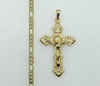 Plated Cross 4mm Figaro Chain Necklace