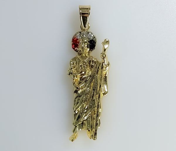 Plated Saint Jude Thaddaeus Pendant